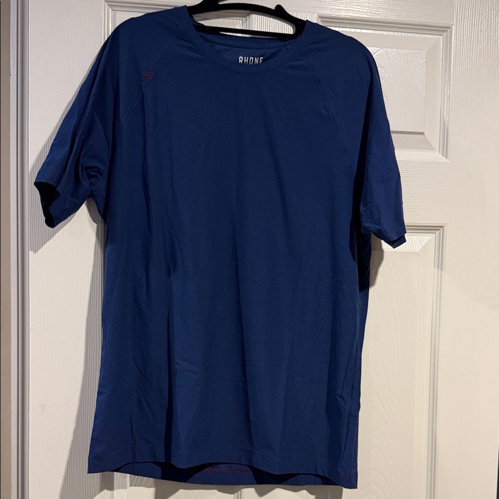RHONE Men's Deep Blue Short Sleeve Tee